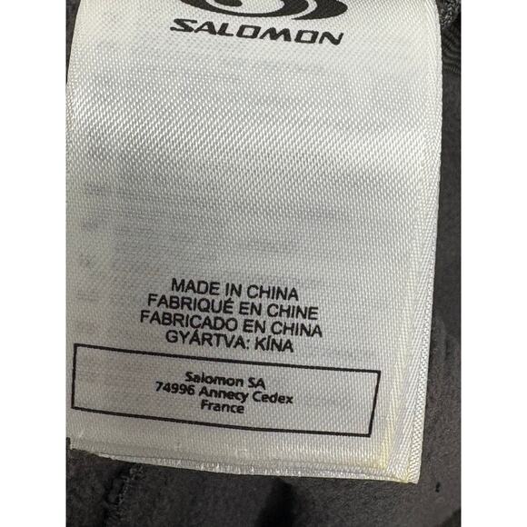 Salomon Snow Pants Black Stretch Clima Pro Soft Shell Ski Snowboard Women’s 8 - Picture 10 of 12